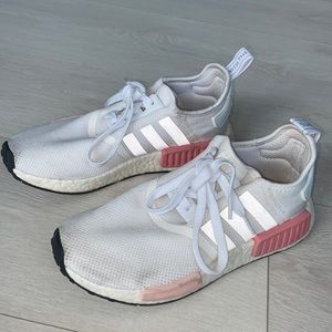Pink & White Limited Edition Adidas NMDs
